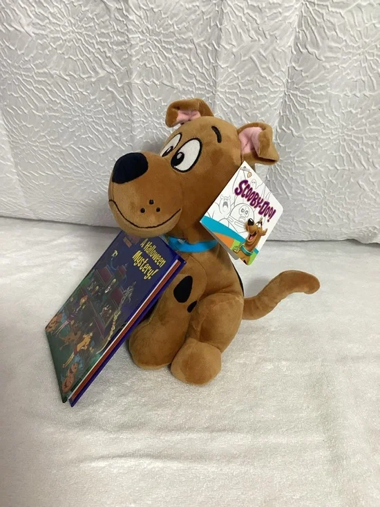 Scooby Doo Kohls Cares “A Halloween Mystery” Book & 9” Sitting Plush NEW - Picture 11 of 11